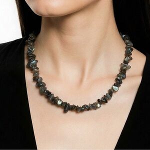 labradorite Natural Stone Necklace